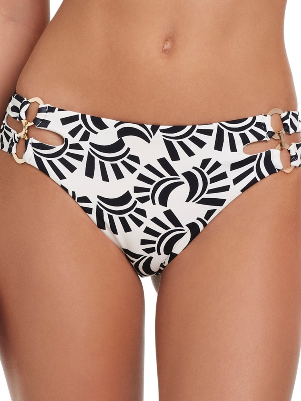 Red Carter Womens Eyecatcher Hipster Swim Bottom